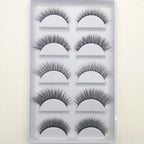 38 Style 5 Pairs Eyelash Natural 3D Mink False Eyelashes Makeup Fake Eye Lashes Faux Cils Make Up Beauty Tools Wholesale