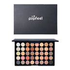 POPFEEL 40 Color Earth Tones &Rainbow Shades Eyeshadow Palette -Long-Lasting, Highly Pigmented, Smooth Matte and Shimmer Finish