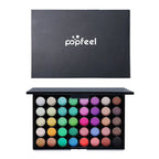 POPFEEL 40 Color Earth Tones &Rainbow Shades Eyeshadow Palette -Long-Lasting, Highly Pigmented, Smooth Matte and Shimmer Finish