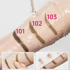 3-color Waterproof eyebrow pen, microblading eyebrow pencil with 4 split head, natural looking brows eye makeup cosmetics gifts