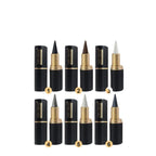 Black Long-Lasting Eyeliner Pen 24-Hour Waterproof Gel Cosmetic Makeup Fast-Dry Lip Liner Highlighter for Smokey Eye Look