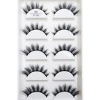 New 5 Pairs Natural 3D False Eyelashes Makeup Mink Eyelash Fake Eye Lashes Faux Cils Make Up Beauty Maquillaje Tools H13 Cat