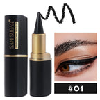 Black Long-Lasting Eyeliner Pen 24-Hour Waterproof Gel Cosmetic Makeup Fast-Dry Lip Liner Highlighter for Smokey Eye Look
