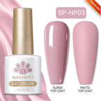 BORN PRETTY 10ml Sliver Carat Mirage Reflective Glitter Gel Nail Polish Sparkling Ultra Shine Soak Off UV Nail Art Gel Varnish