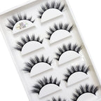 New 5 Pairs Natural 3D False Eyelashes Makeup Mink Eyelash Fake Eye Lashes Faux Cils Make Up Beauty Maquillaje Tools H13 Cat