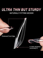 100/600Pcs Short Almond Nail Tips Soft Gel Nail Tips Full Cover False Nail Tips For Acrylic Nails  Salon Home Press On Nails