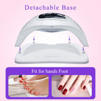 SUN X15 MAX High-Power Nail Drying Lamp For Gel Nails 280W 66LEDS Gel Polish Drying Machine With Auto Sensor UV LED Nail Lamp
