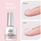 BORN PRETTY 10ml Sliver Carat Mirage Reflective Glitter Gel Nail Polish Sparkling Ultra Shine Soak Off UV Nail Art Gel Varnish