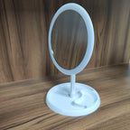 LED vanity mirror intelligent adjustable three-color light vanity mirror desktop fill light mirror one touch charging model