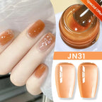 BORN PRETTY 10ml Sliver Carat Mirage Reflective Glitter Gel Nail Polish Sparkling Ultra Shine Soak Off UV Nail Art Gel Varnish