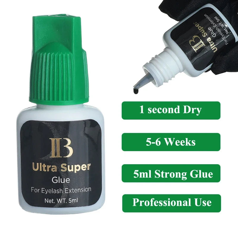 Original IB Lash Glue Super Plus Hyper Bond New Master Glue I-Beauty Eyelash Extension Adhesive Long Lasting Fast Dry Korea Glue