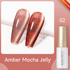 BORN PRETTY 10ml Sliver Carat Mirage Reflective Glitter Gel Nail Polish Sparkling Ultra Shine Soak Off UV Nail Art Gel Varnish