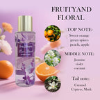 Women's Body & Hair Mist 8.4oz - 6 Fruity & Floral Scents, Spring/Summer Pheromone Fresh Fragrance Spray Perfume