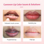 SOBER SKIN natural rose lip care rose scrub lip balm lighten dark lip color brighten roma pink lip