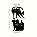 Cat Line Stencils Eye Template Shaper Model Easy to Make up Eyeliner Card for Eye Makeup Tools