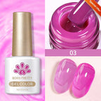 BORN PRETTY 10ml Sliver Carat Mirage Reflective Glitter Gel Nail Polish Sparkling Ultra Shine Soak Off UV Nail Art Gel Varnish