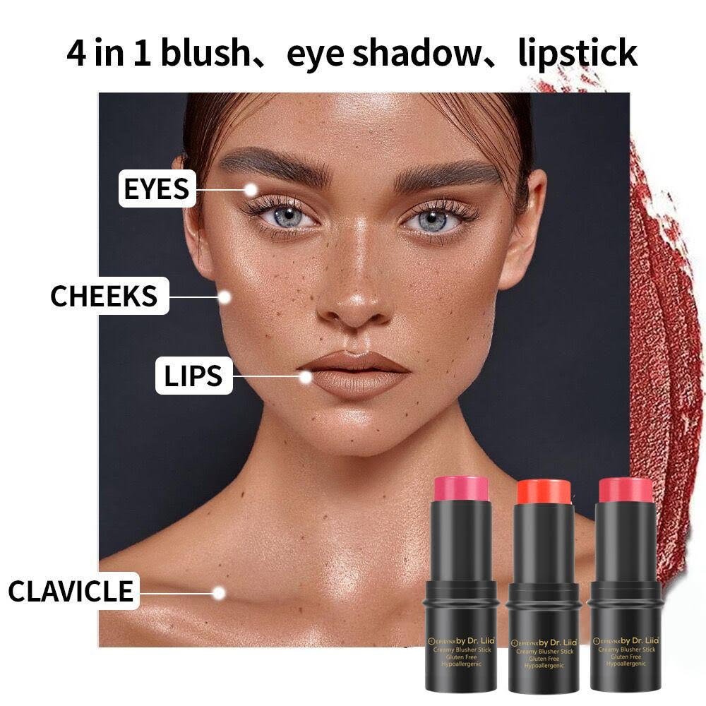 ZAVORA BEAUTY | Petal Kiss Multi-Use Cream Blush Stick