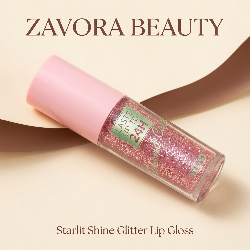 ZAVORA BEAUTY | Starlit Shine Glitter Lip Gloss