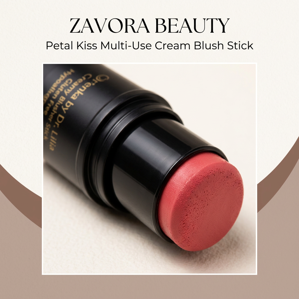 ZAVORA BEAUTY | Petal Kiss Multi-Use Cream Blush Stick