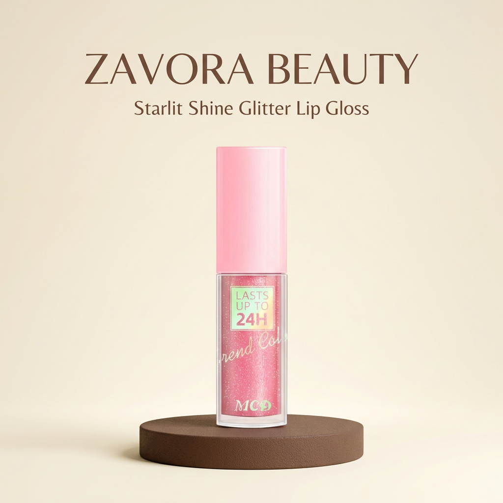 ZAVORA BEAUTY | Starlit Shine Glitter Lip Gloss
